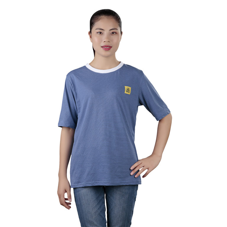 antistatic t shirt round collar C0106