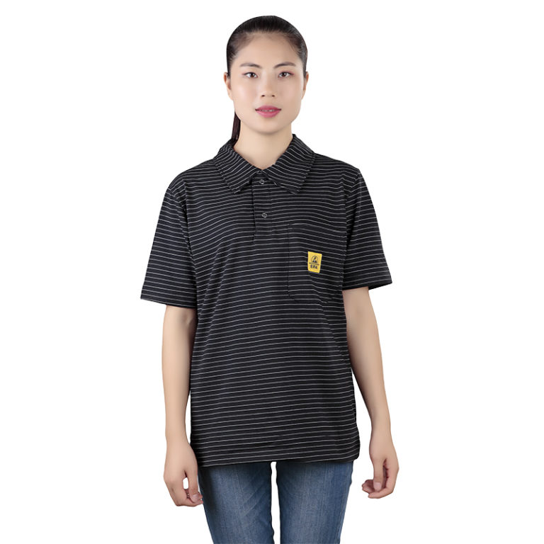 Antistatic polo t shirt