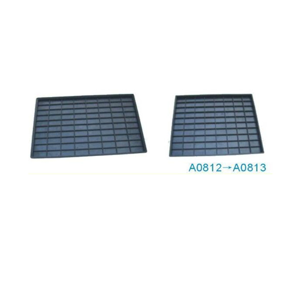 A0812 80 grids esd conductive plastic tray