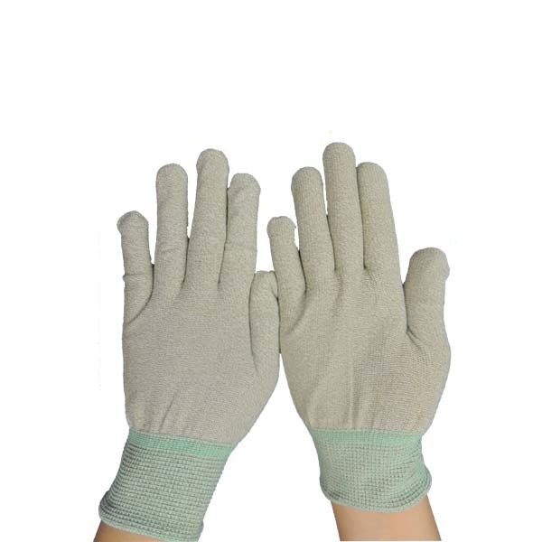 Guantes de nylon de fibra de carbono C0504-w